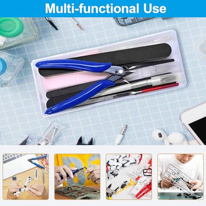 Micro Wire Cutters Precision Flush Cutter Pliers for Jewelry Making Electronics Craft 5 Inch Mini Side Cutting Nippers for Zip Ties Plastic Models and Hobby Projects 2PCS Dark Blue