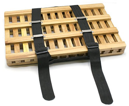 EISCO Wooden Herbarium Press Frame: 12 x 18 inches with 2 Buckle Straps