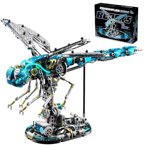 Mechanical Dragonfly Building Blocks for Adults - color: Dragonfly