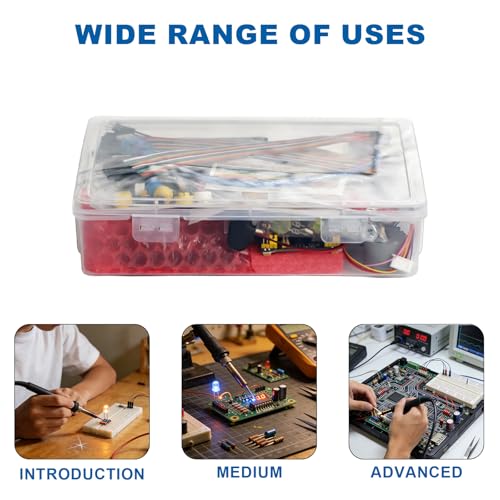 774Pcs UNO R3 Super Starter Kit Project Complete Ultimate with Tutorial Compatible with Arduino IDE - color: 774Pcs UNO R3 Super Starter Kit