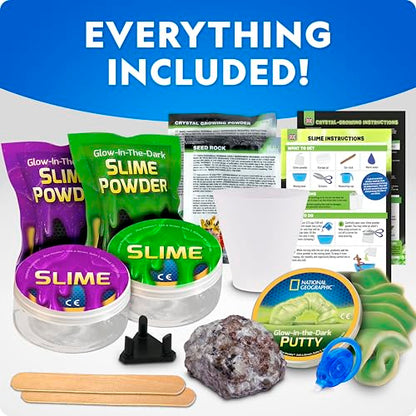 National Geographic Glow-in-the-Dark Mega Science Experiment Kit for Kids - style: Glow in the Dark Science
