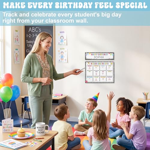 BEAWART Classroom Birthday Chart for Classroom, 2 Pack Composition Notebook - color: Composition Notesbook