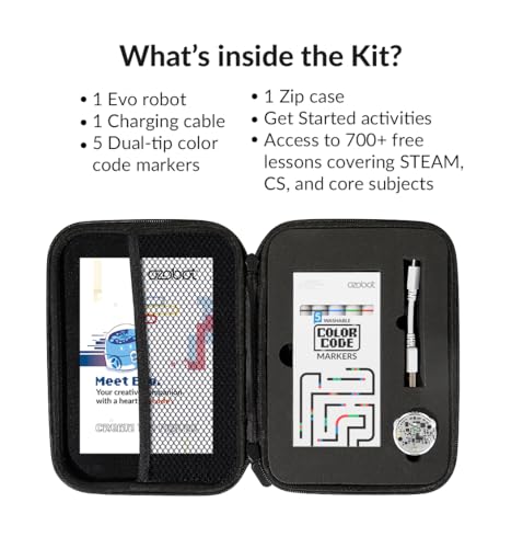 Ozobot Evo Coding Robot Kit | Ages 5-11 | STEM Coding for Kids & Teachers