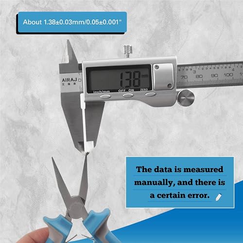 SPEEDWOX 4.5 Inch Flat Nose Pliers For Jewelry Making Smooth Jaw - style: 5" Flat Nose Plier