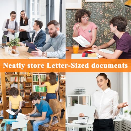pmybupo 50Pcs White Folders with Pockets and Business Card Holder,2 Pocket Folders for School,Home or Office,Durable Heavy Duty File Folders - color: White 50