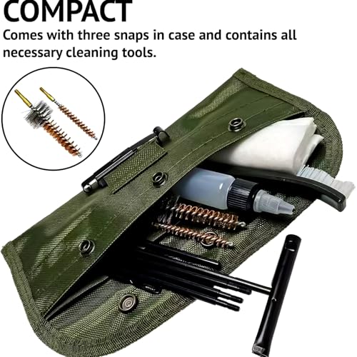Gun Cleaning Kit Universal for Guns, Rifle Pistol Shotgun Handgun Cleaning Kit Universal Gun Cleaning Kit Gun Accessories Brushes for All Caliber Guns. - size: Small Box
