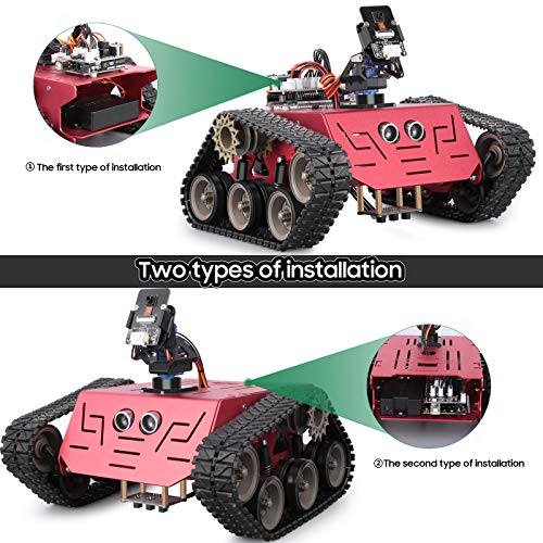 ELEGOO Conqueror Robot Tank and UNO R3 Complete Starter Bundle for STEM