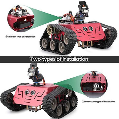 ELEGOO Conqueror Robot Tank and UNO R3 Complete Starter Bundle for STEM