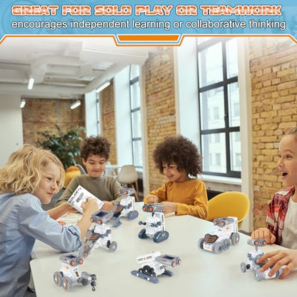 STEM Solar Robot Building Kit, 14-in-1 Education Building Toys for Kids 8-12, DIY Two Acitvited Mode Educational Science Kits Birthday Gifts for 8 9 10 11 12 13 Years Old Boys Girls Teens - size: 14 in 1