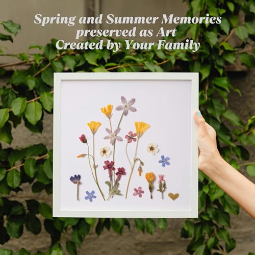 Flower Press Activity Kit by Mrs Green Tools - Outdoor Nature Craft Project To Preserve Dried Flowers and Leaves for Kids Ages 6+ - Educational STEM Learning for Kids - Gift for Elementary Students