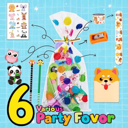 194 Pcs Stationery Set Party Favors for Kids, Back to School Supplies