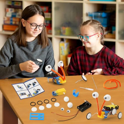 4 Set Bulk Craft Robot Kits for Kids, STEM Building Toys for ages 6-8 8-13