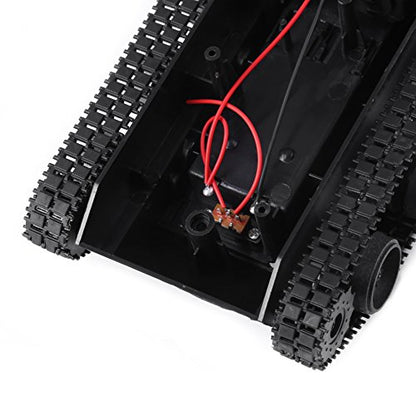 Hilitand DIY Kit Lightweight Shock Absorbed Plastic Tank Chassis with 130 Motor 3V-7V for Tank Toys Robot Projects