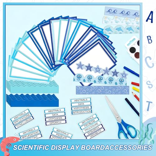 Fuyoooo 90 Pcs Science Fair Board Supplies, Ocean - style: Ocean