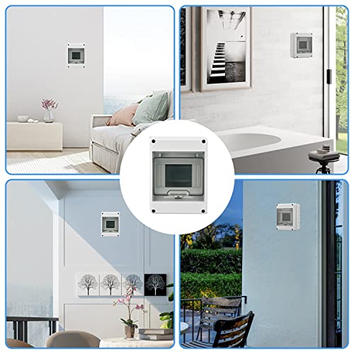 IP65 Waterproof 5-Way Distribution Box with DIN Rail - color: 5 Way
