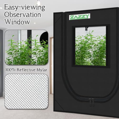 Zazzy Grow Tent 18"x30"x36" Heavy Duty Indoor Growing Tents - size: 18"x30"x36"
