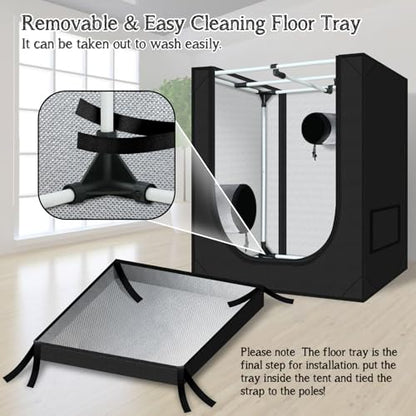 Zazzy Grow Tent 18"x30"x36" Heavy Duty Indoor Growing Tents - size: 18"x30"x36"