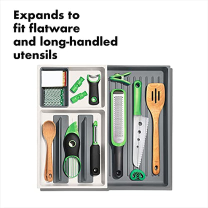 OXO Good Grips Drawer, Large Expandable Kitchen Tool Organizer, Large Expandable (Pack of 8) - size: Large Expandable (Pack of 8), style: Kitchen Tool Organizer
