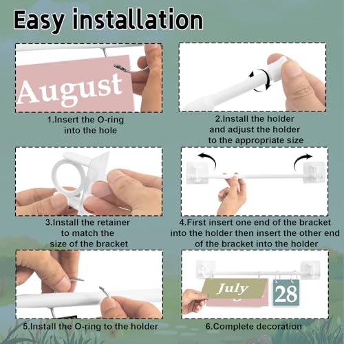 96 Cards Classroom Bulletin Board Decorations Set for Teachers,Flip Calendar with Holder for Classroom,Adjustable Calendar,Preschool Elementary Home Decor Supplies（Modern Fun Ultimate Boho） - style: Modern Fun Ultimate Boho