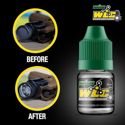 C+H Paragon OLC Optic Lens Cleaner – for Gun Sights, Optic Lens, Night Vision, and Scopes - style: OLC Optic Cleaner + WLC Light Cleaner Combo