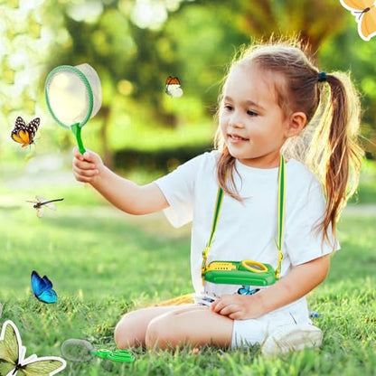 Biggun 2 Set Bug Catcher for Kids Ages 3-10 Explorer Toys Birthday Gift - color: Green
