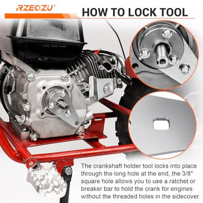 3/4" Crankshaft Holder Tool Kit Replacement for Predator 212 Engine - size: Crankshaft Holder Tool