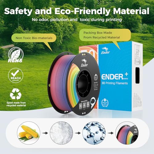 Creality 3D Printer Filament Multicolor 4KG - color: Multicolor 4kg