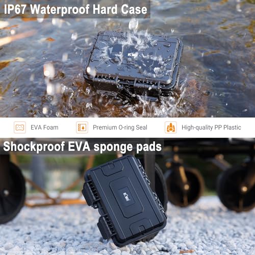 24 Slots CR2 CR123 CR123A Lithium Battery Organizer Case IP67 Waterproof - color: 24 Slots CR123 Battery Case