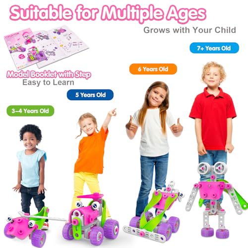 Tsomtto Educational STEM Toys for 4 5 6 7 8+ Year Old Girl Birthday Gifts