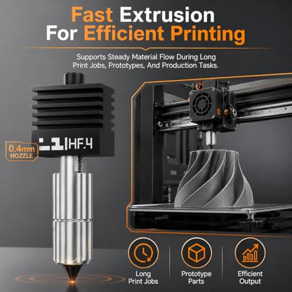 Compatible with Bambu lab a1 Nozzle 0.4mm High Flow Nozzle for 3D Printer - size: 0.4mm