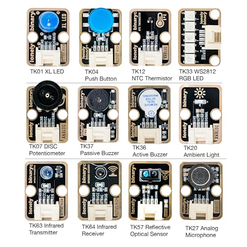 Lonely Binary TinkerBlock UNO R3 Starter Kit 12 Sensors