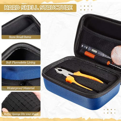 Relaxweex Hard Case with Foam, 13.5 X 9.8 X 5.5 Inch, Blue - color: Blue, size: 13.5 x 9.8 x 5.5 inch