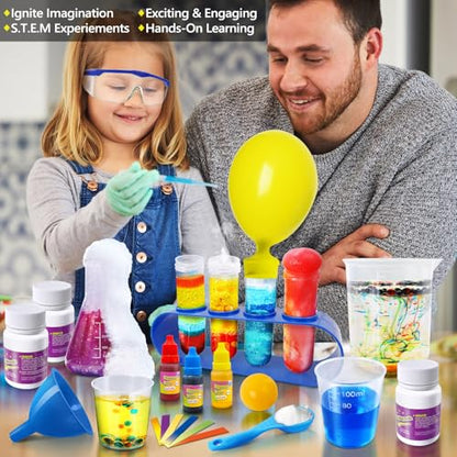 UNGLINGA 272 Experiments Science Kit for Kids, Chemistry Set - style: science kit with 272 experiments