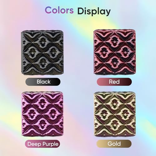 ERYONE Silk Filament PLA+ 1.75mm Shiny 3D Printer Filament, Multicolor PLA 4 in 1, 1kg (2.2LBS)/Spool, HS Silk Quadruple Color Twilight Glow (Black & Red & Deep Purple & Gold) - color: Silk Pla+ 4 in 1 Twilight Glow