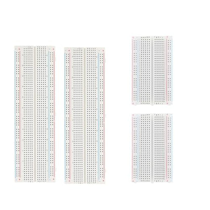 4PCS Breadboards Kit Include 2PCS 830 Point & 2PCS 400 Point Breadboard, Solderless Breadboards for Arduino Bread Boards Electronics for Circuits Projects Prototype Board.
