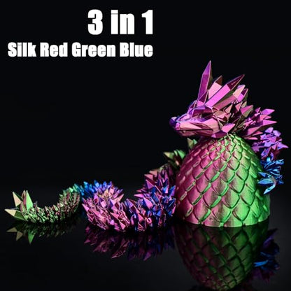 PLA Filament 1.75mm, Silk Rainbow Color PLA Filament, Tri Color 3D Printer Filament Red Blue Green, Fit to AMS, 1kg/Spool - color: Tri-color Red Green Blue
