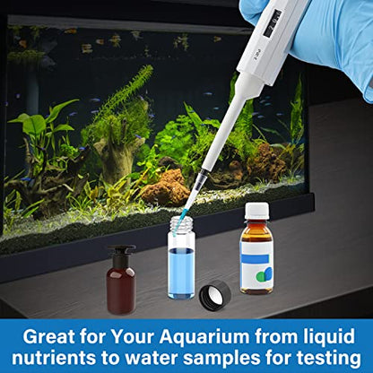 FOUR E'S SCIENTIFIC 2-20μL Pipette, Single-Channel Adjustable Pipettor - size: 03 (2-20ul)