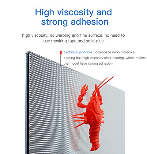 Creality Official CR-10 Platform Tempered Glass Bed with 4 Binder Clips, Removal Tool, 310x310x4mm, 3D Printer Cr-10s/Cr-10 V2 Upgraded Build Plate Printing Surface for Heated Bed - size: 310x310x4mm (CR-10)