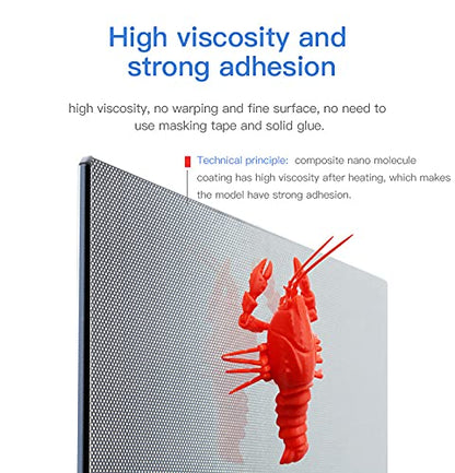Creality Official CR-10 Platform Tempered Glass Bed with 4 Binder Clips, Removal Tool, 310x310x4mm, 3D Printer Cr-10s/Cr-10 V2 Upgraded Build Plate Printing Surface for Heated Bed - size: 310x310x4mm (CR-10)
