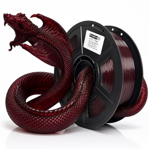 PETG Filament 1.75mm,Dragon Blood Red,1kg Spool - color: Petg Dragon Blood Red