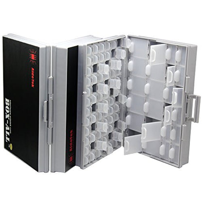 2 Aidetek BOXALL96 96 lids Enclosure SMD SMT Surface Mount Components Parts Box - style: 2BOXALL96