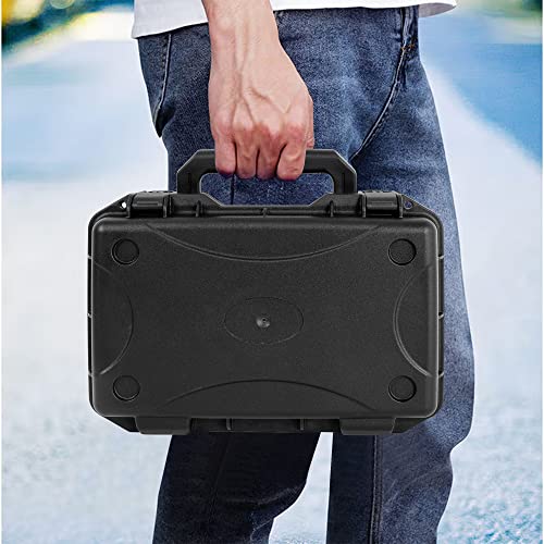 TORIBIO Hard Carrying Case with Foam,Shockproof Storage Box 10.8"x6.5"x2.7" - size: 10.8" x 6.5" x 2.7"