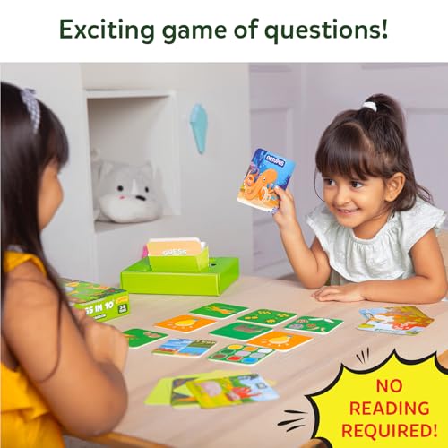 Skillmatics Guess in 10 Junior – Animal Kingdom, Card Game, Gift for Kids - style: 4. Junior Animal Kingdom