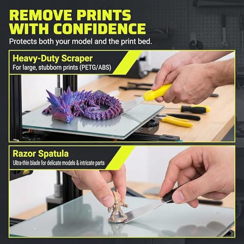34 in 1 3D Printer Tools Kit, Accessories for FDM & SLA Printers