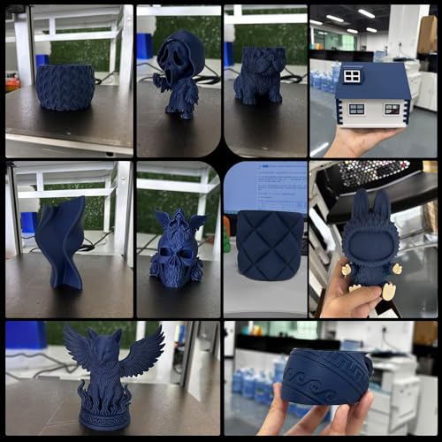 iSANMATE Matte PLA Filament 1.75mm Navy Blue PLA 30-300mm/s 1KG for Bambu - color: Navy Blue