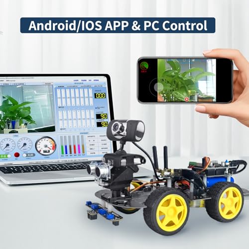 6-in-1 Robot Car Kit STEM Programmable for Scratch 3.0