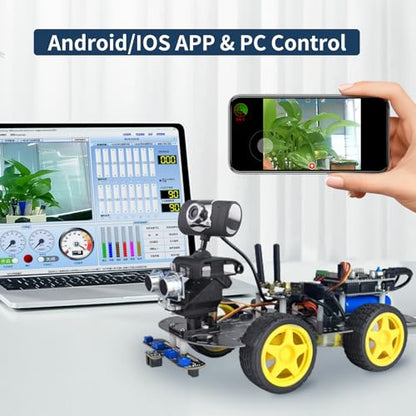 6-in-1 Robot Car Kit STEM Programmable for Scratch 3.0