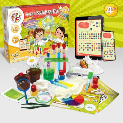 Science4you My First Science kit for Kids Age 4+ - Kids Chemistry Set + Science kit with Educational Experiments, STEM Toys, Games, Birthday Gifts for Boys & Girls Age 4 5 6+ - style: 3. First Science Kit