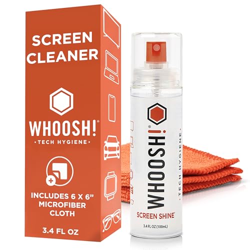 WHOOSH! Screen Shine Go XL – Screen Cleaner Spray & Wipe Kit, 3.4 fl oz - size: 3.4 fl oz (Pack of 1)