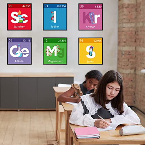 Zonon 10 Pcs Science Posters for Classroom for Elementary,Colorful